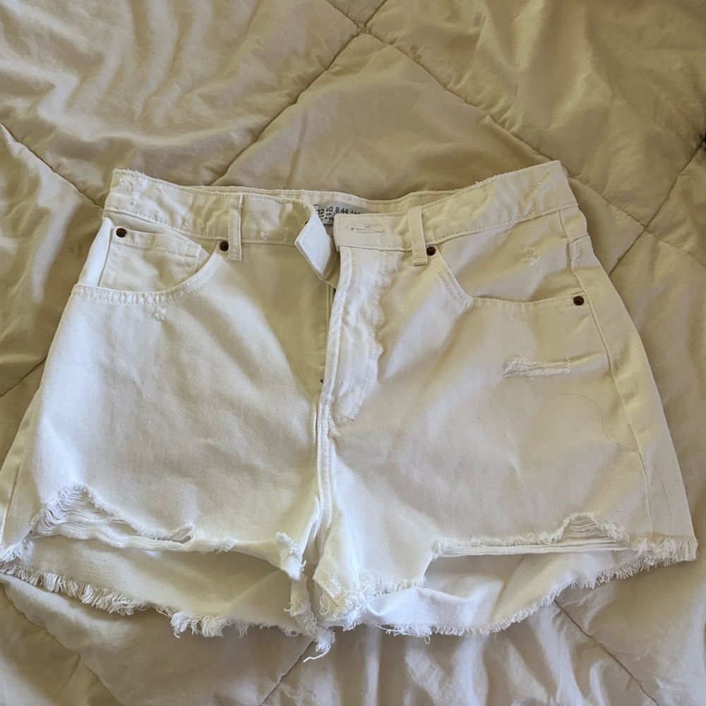 Primark White Jean Shorts for Women